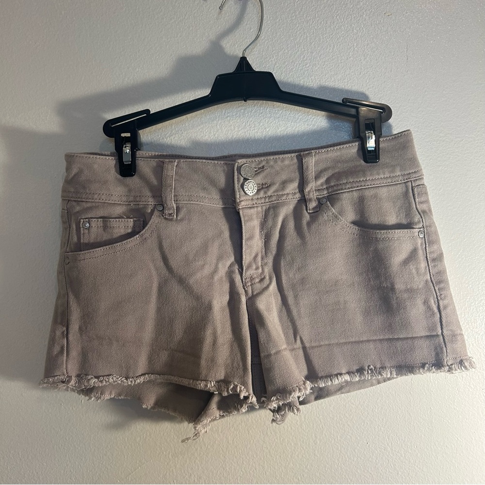 Pink/Cream Refuge Jean Short Low Rise
